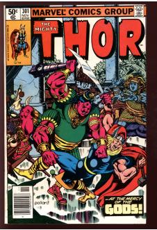THOR #301 6.5 MARK JEWELERS front cover