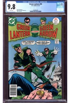 GREEN LANTERN #95 CGC 9.8 WHITE PAGES front cover