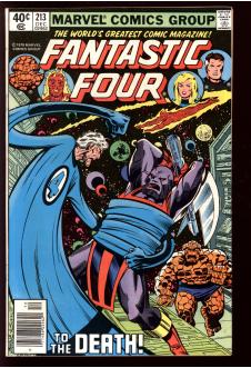 FANTASTIC FOUR #213 8.5 MARK JEWELERS front cover