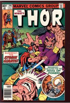 THOR #295 7.5 MARK JEWELERS front cover