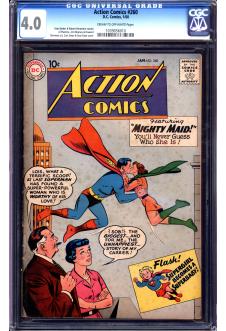 ACTION COMICS #260 CGC 4.0 CR/OW PAGES front cover