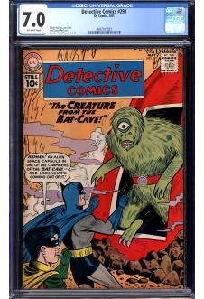 DETECTIVE COMICS #291 CGC 7.0 OW PAGES front cover