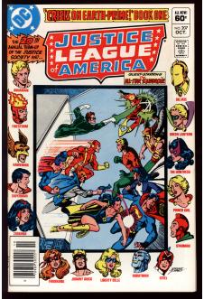 JUSTICE LEAGUE OF AMERICA #207 7.5 MARK JEWELERS front cover