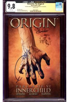 WOLVERINE: THE ORIGIN #2 CGC 9.8 WHITE PAGES front cover
