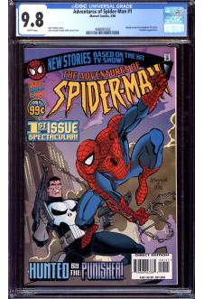 ADVENTURES OF SPIDER-MAN #1 CGC 9.8 WHITE PAGES front cover