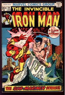 IRON MAN #54 4.5 front cover