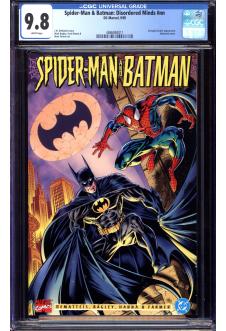 SPIDER-MAN & BATMAN: DISORDERED MINDS #NN CGC 9.8 WHITE PAGES front cover