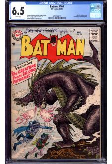 BATMAN #104 CGC 6.5 WHITE PAGES front cover