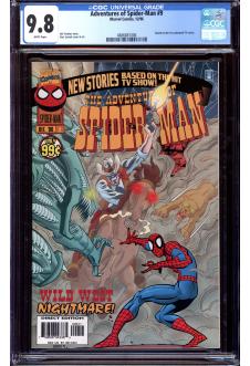 ADVENTURES OF SPIDER-MAN #9 CGC 9.8 WHITE PAGES front cover