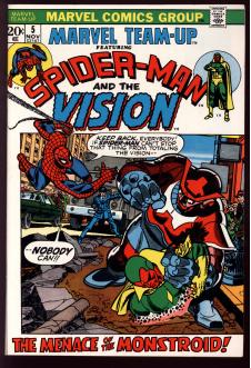 MARVEL TEAM-UP #5 7.5 front cover