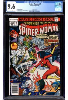 SPIDER-WOMAN #2 CGC 9.6 WHITE PAGES front cover