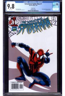 SENSATIONAL SPIDER-MAN #1 CGC 9.8 WHITE PAGES front cover