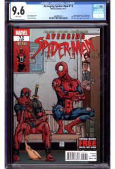 AVENGING SPIDER-MAN #12 CGC 9.6 WHITE PAGES front cover