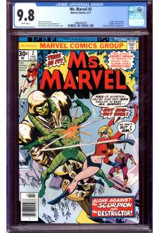 MS. MARVEL #2 CGC 9.8 WHITE PAGES front cover