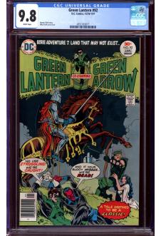 GREEN LANTERN #92 CGC 9.8 WHITE PAGES front cover