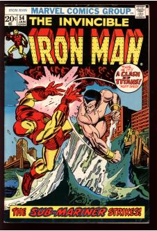 IRON MAN #54 5.5 front cover