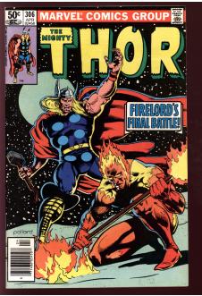 THOR #306 7.0 MARK JEWELERS front cover