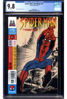 SPIDER-MAN: THE MANGA #31 CGC 9.8 WHITE PAGES front cover