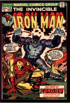 IRON MAN #56 6.5 front cover