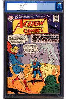 ACTION COMICS #332 CGC 5.5 OW PAGES front cover
