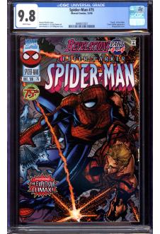 SPIDER-MAN #75 CGC 9.8 WHITE PAGES front cover