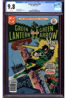 GREEN LANTERN #93 CGC 9.8 WHITE PAGES front cover