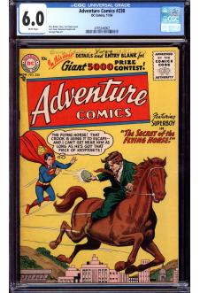 ADVENTURE COMICS #230 CGC 6.0 WHITE PAGES front cover