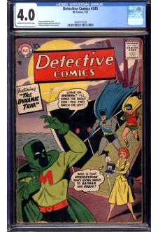 DETECTIVE COMICS #245 CGC 4.0 CR/OW PAGES front cover