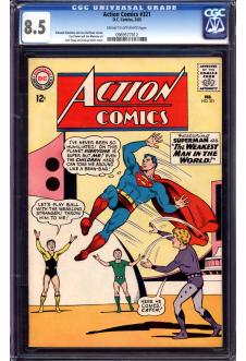 ACTION COMICS #321 CGC 8.5 CR/OW PAGES front cover