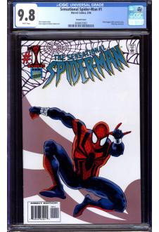 SENSATIONAL SPIDER-MAN #1 CGC 9.8 WHITE PAGES front cover