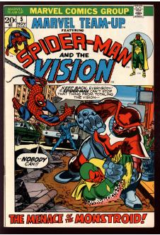 MARVEL TEAM-UP #5 6.5 front cover