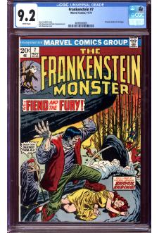 FRANKENSTEIN #7 CGC 9.2 WHITE PAGES front cover