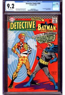 DETECTIVE COMICS #358 CGC 9.2 OW PAGES front cover