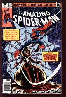 AMAZING SPIDER-MAN #210 7.5 front cover