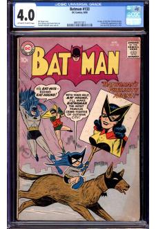 BATMAN #133 CGC 4.0 OW/WH PAGES front cover