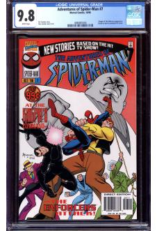 ADVENTURES OF SPIDER-MAN #7 CGC 9.8 WHITE PAGES front cover