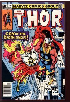THOR #305 8.0 MARK JEWELERS front cover