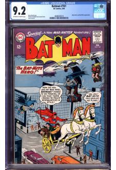 BATMAN #161 CGC 9.2 OW/WH PAGES front cover