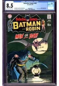 DETECTIVE COMICS #402 CGC 8.5 OW/WH PAGES front cover
