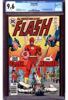 FLASH #246 CGC 9.6 WHITE PAGES front cover
