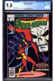 SPIDER-WOMAN #3 CGC 9.8 WHITE PAGES front cover
