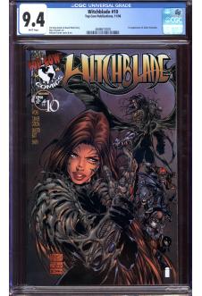 WITCHBLADE #10 CGC 9.4 WHITE PAGES front cover