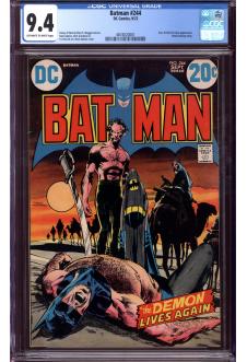 BATMAN #244 CGC 9.4 OW/WH PAGES front cover