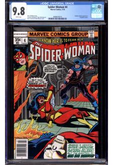 SPIDER-WOMAN #4 CGC 9.8 WHITE PAGES front cover