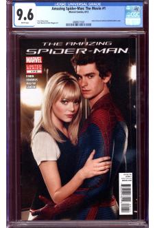 AMAZING SPIDER-MAN: THE MOVIE #1 CGC 9.6 WHITE PAGES front cover
