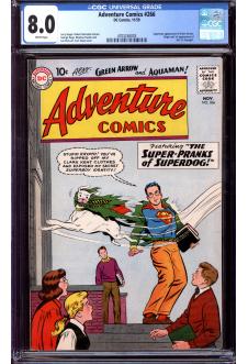ADVENTURE COMICS #266 CGC 8.0 WHITE PAGES front cover