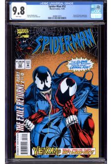 SPIDER-MAN #52 CGC 9.8 WHITE PAGES front cover