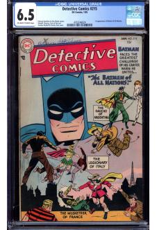 DETECTIVE COMICS #215 CGC 6.5 OW/WH PAGES front cover