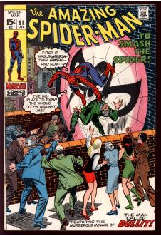 AMAZING SPIDER-MAN #91 5.5 front cover