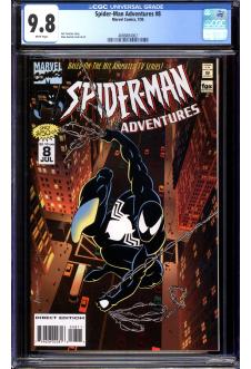 SPIDER-MAN ADVENTURES #8 CGC 9.8 WHITE PAGES front cover